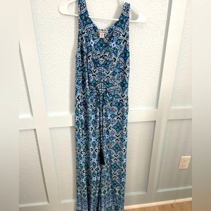 Tommy Bahama Blue and green floral romper